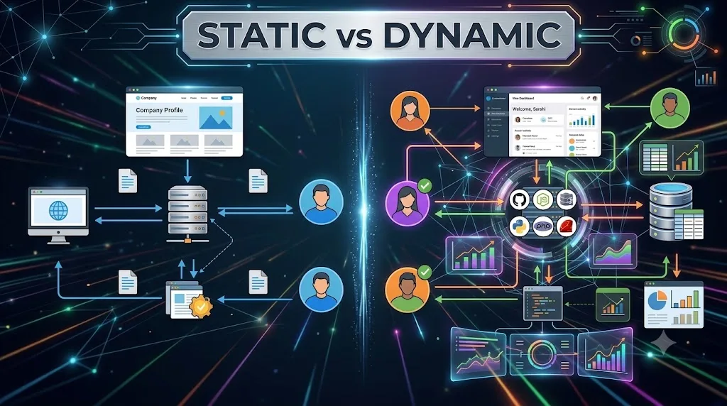 static vs dynamic website